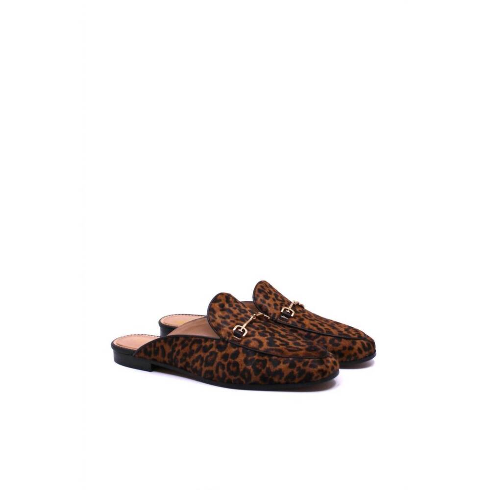 NEW SAM EDELMAN women's linnie mule in leopard hair - Picture 1 of 4
